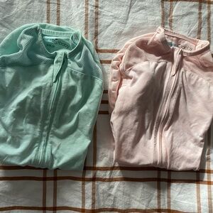 Happiest Baby Sleep Sacks in Mint and Pink